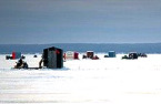 Michigan Ice Conditions May Prompt Early Removal of Fishing Shanties