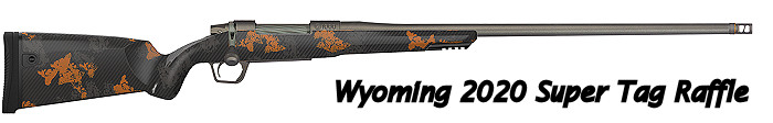 Buy a Wyoming Super Tag Ticket in May for Chance at Custom Rifle