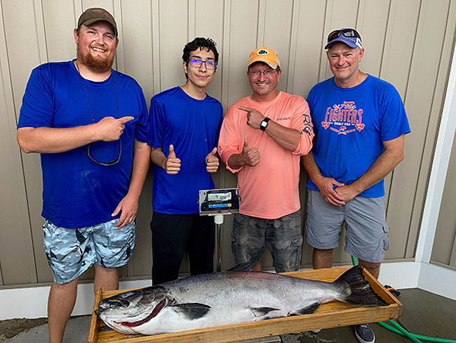 Michigan Angler Lands New State Record Chinook (King) Salmon