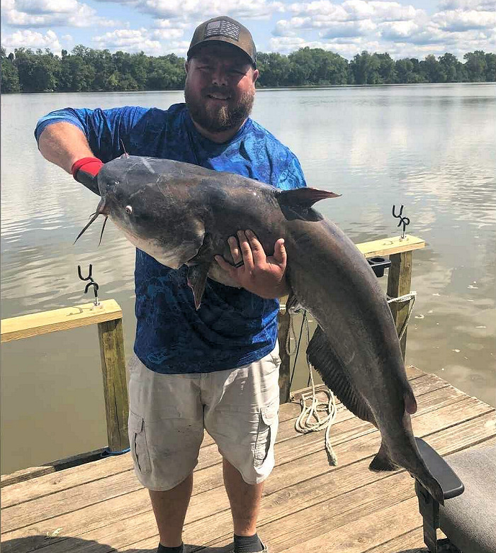 Angler Catches West Virginia Record Blue Catfish