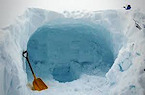 snow cave